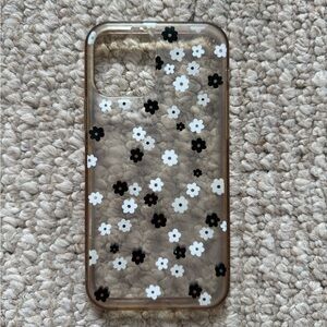Clear Floral Patterned IPhone 12 Case